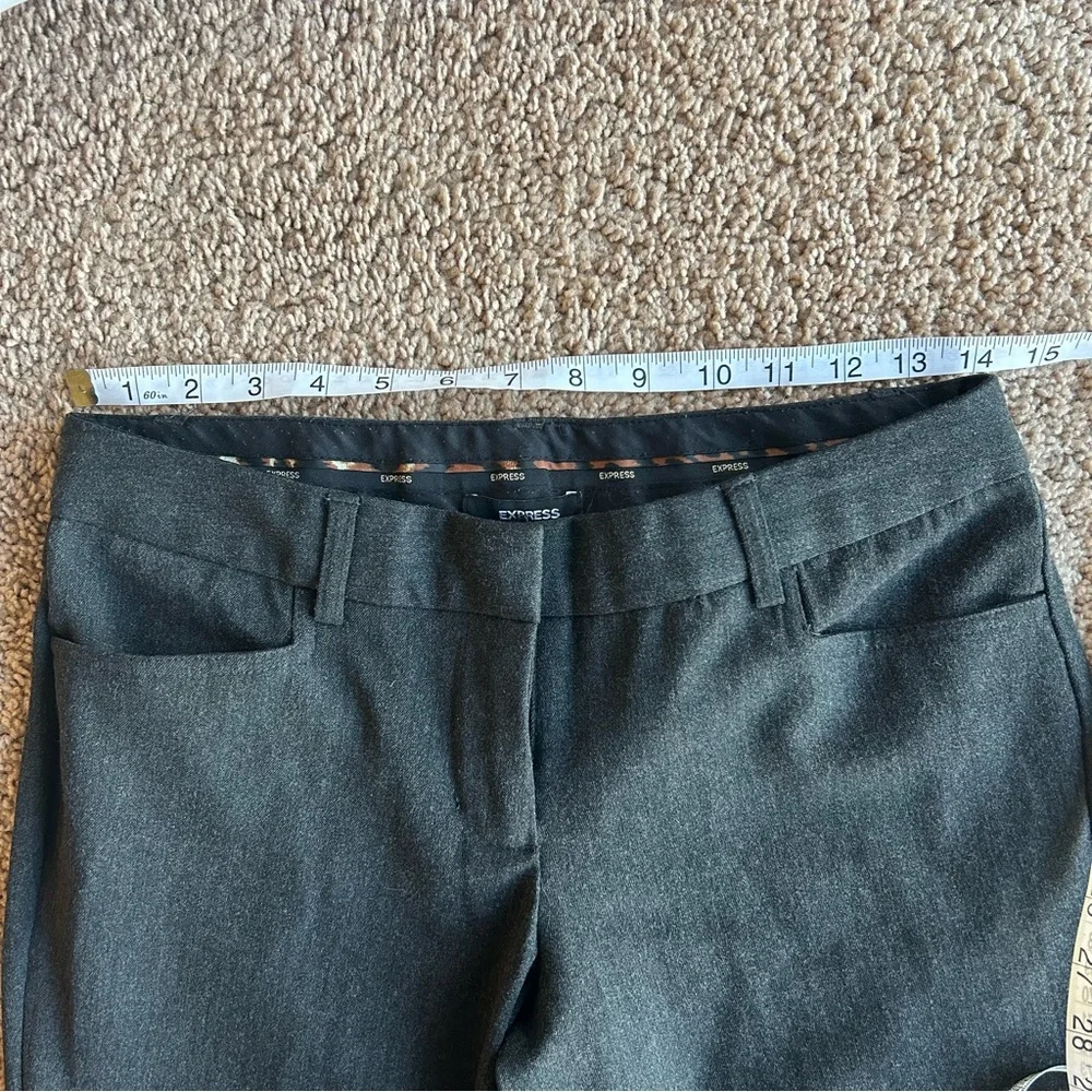 Express women's Ankle Dress Pants Gray Size 2 - Picture 8 of 12